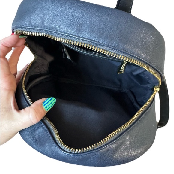 Loungefly Navy Fairy Wishes Do Come True Mini Backpack with Starry Design Disney - Picture 4 of 9